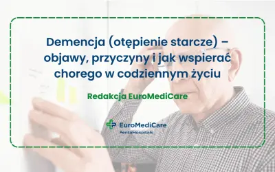 Starszy mężczyzna w okularach, zmagający się z demencją, uczy się wspierać bliskich w codziennym życiu.