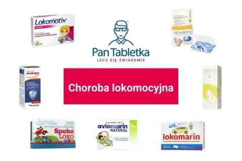 Anaketon krople i inne preparaty na chorobę lokomocyjną, jak Lokomotiv czy Spoko Loko, pomagają w podróży.