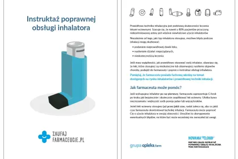 Niebieski inhalator, kluczowy element w leczeniu astmy. Prawidłowe użycie formodual to podstawa skuteczności.