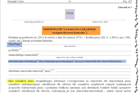 Skierowanie do lekarza medycyny pracy: Kto, kiedy, jak? Uniknij błędów