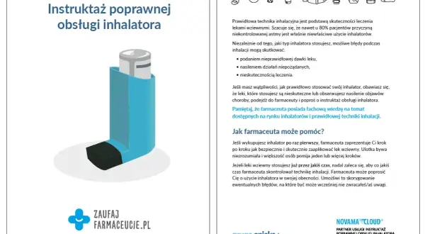 Niebieski inhalator, kluczowy element w leczeniu astmy. Prawidłowe użycie formodual to podstawa skuteczności.