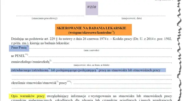 Skierowanie do lekarza medycyny pracy: Kto, kiedy, jak? Uniknij błędów