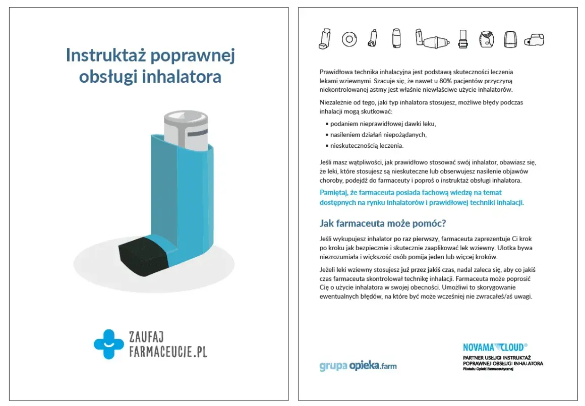 Niebieski inhalator, kluczowy element w leczeniu astmy. Prawidłowe użycie formodual to podstawa skuteczności.