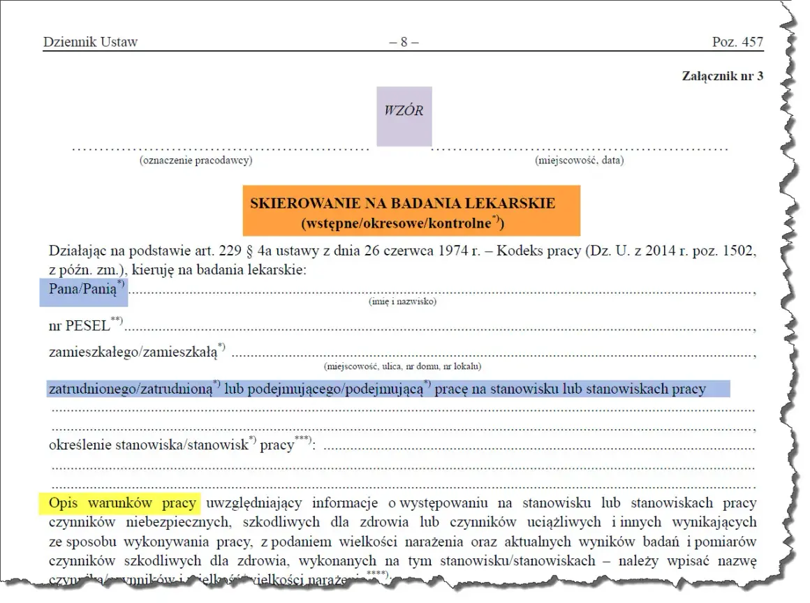 Skierowanie do lekarza medycyny pracy: Kto, kiedy, jak? Uniknij błędów
