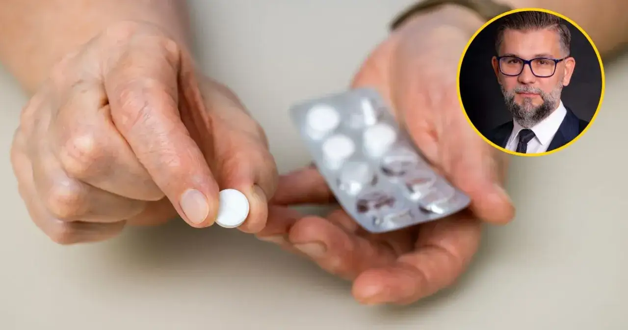Pacjent rozmawiający z lekarzem o lekach na cholesterol